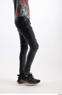 Dio 1 black slim jeans black sneakers casual dressed flexing…
